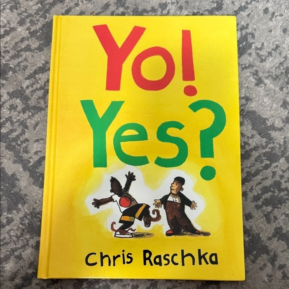 Yo! Yes? Children's Book by Chris Raschka - Yellow Cover